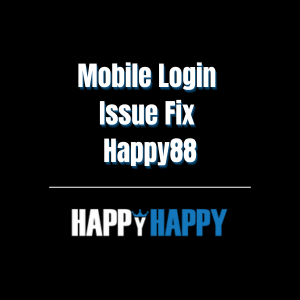 Mobile Login Issue Fix Happy88 - Logo - happy881