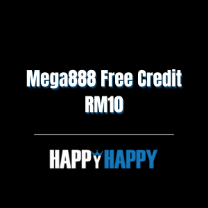 Mega888 Free Credit RM10 - Logo - happy881