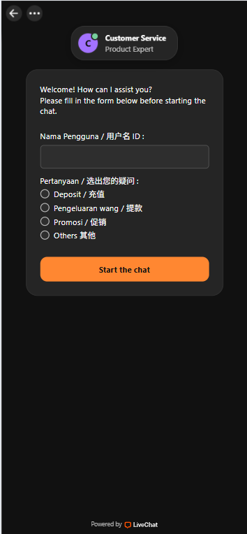 Harimaubet - Livechat - happy881